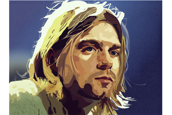 Kurt Cobain Portrait